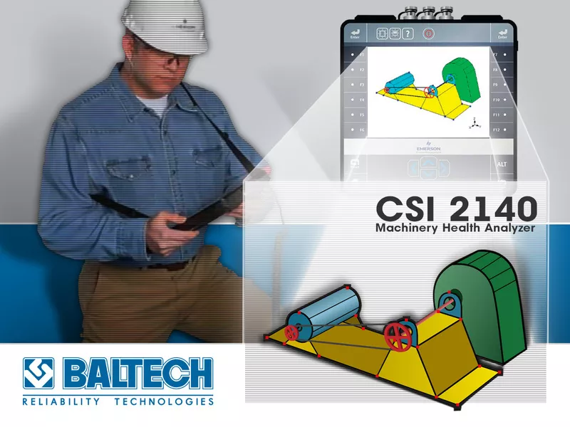 Emerson,  CSI,  BALTECH - pådrag,  dynamisk balansering,  laser justering