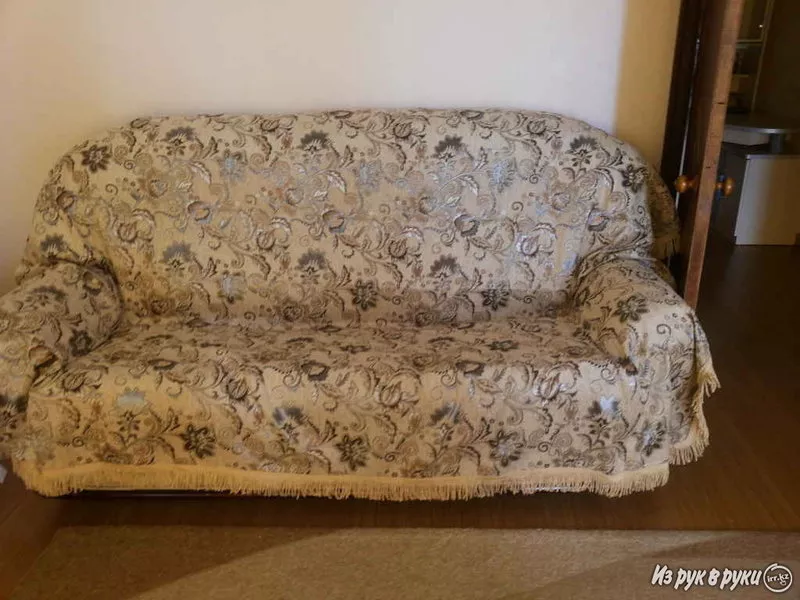Раскладной диван,  мини диван и кресло (комплект)