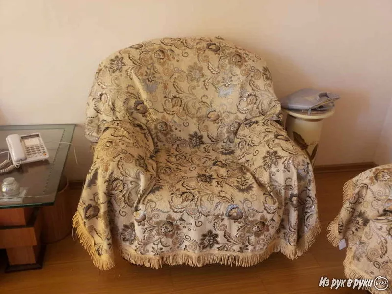 Раскладной диван,  мини диван и кресло (комплект) 3