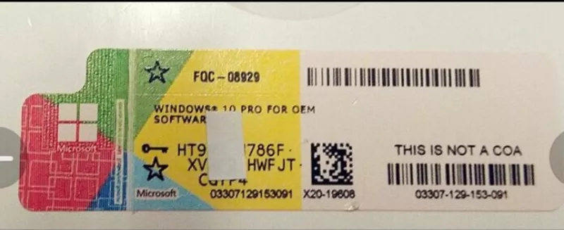 Продам лицензионные наклейки Windows 2
