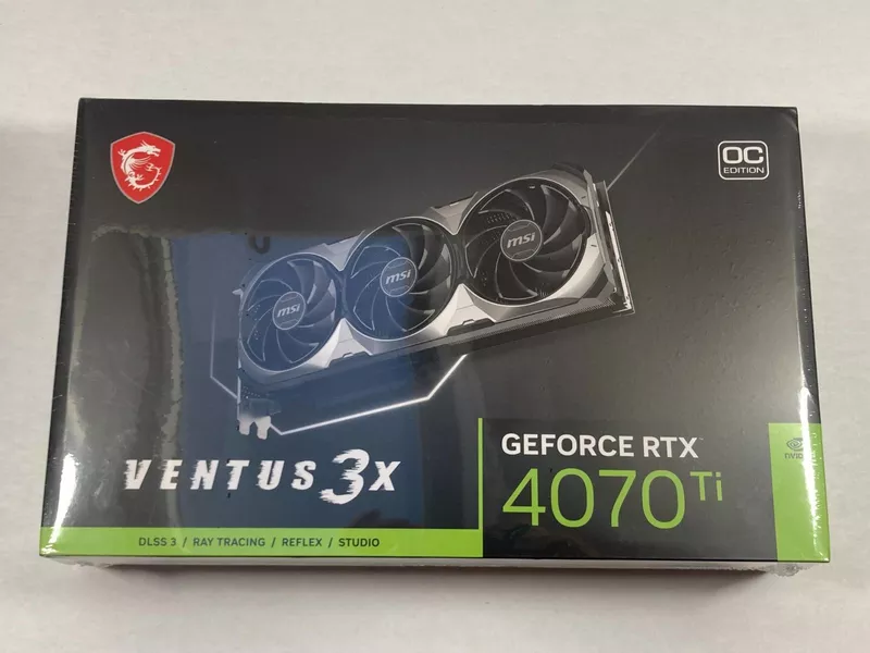 Msi GeForce rtx 4070 ti Ventus 3x oc 12 ГБ gddr6x