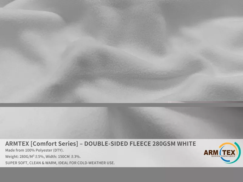  ARMTEX Comfort Series – Двусторонний Флис | БЕЛЫЙ