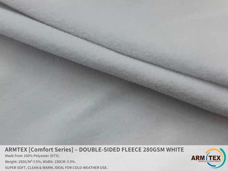  ARMTEX Comfort Series – Двусторонний Флис | БЕЛЫЙ 2