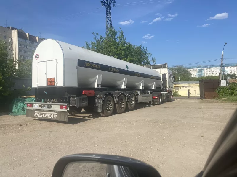 Полуприцеп-Цистерна для транспортировки жидкой двуокиси углерода ЦЖУ22